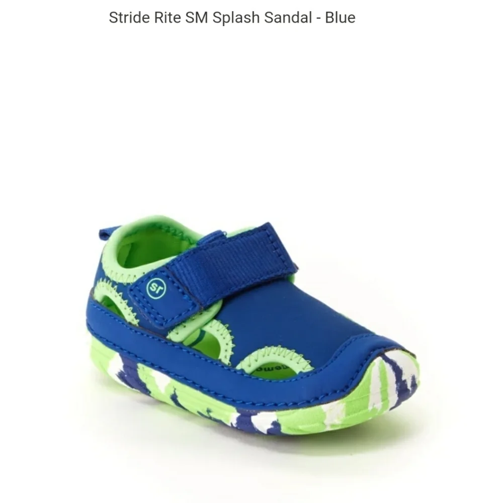 STRIDE RITE KID'S SM SPLASH/BLUESIZE 4W BOYS